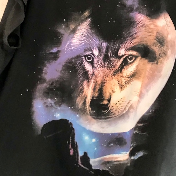 Wolf cosmos top, Something Else  by Natalie Wood - Picture 1 of 6